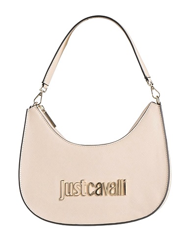 JUST CAVALLI Handtasche Hellgrau 100% Polyester, Poliurethan-Harz