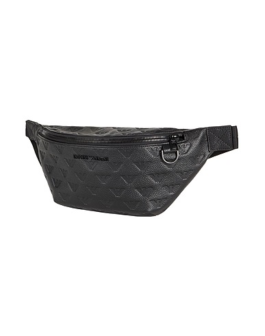 EMPORIO ARMANI Belt Bags Black 100% Cow leather
