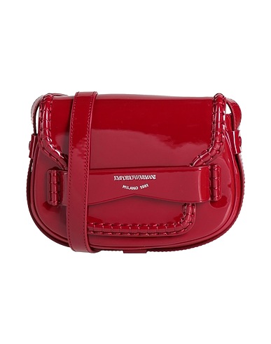EMPORIO ARMANI Borsa a tracolla Bordeaux 100% Poliestere, Poliuretano