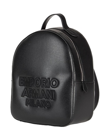 EMPORIO ARMANI Rucksacks Black 100% Polyester