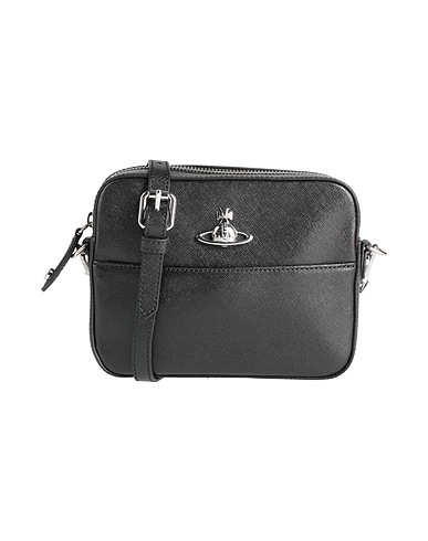 VIVIENNE WESTWOOD Umhängetasche Schwarz Leder
