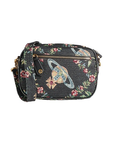 VIVIENNE WESTWOOD Cross-body bags Black Textile fibers