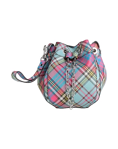 VIVIENNE WESTWOOD Handbag Sky blue Textile fibers