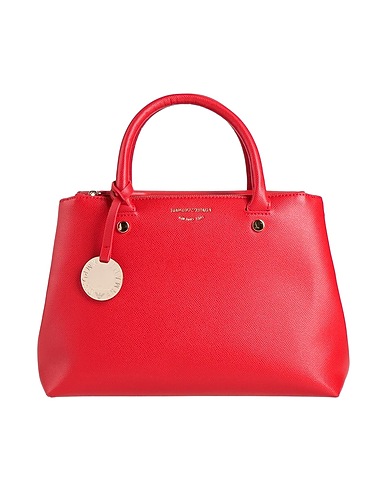 EMPORIO ARMANI Handbag Red 100% Polyester, Polyurethane