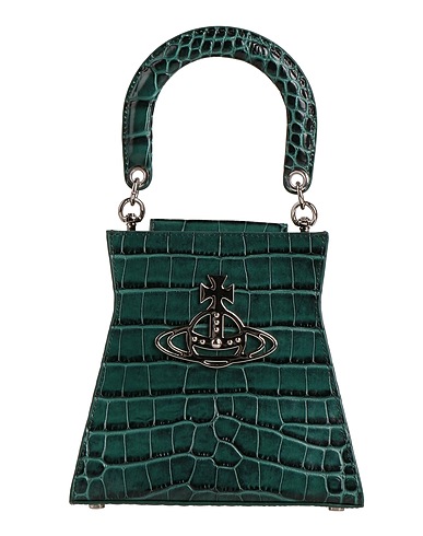 VIVIENNE WESTWOOD Sac à main Vert foncé Cuir