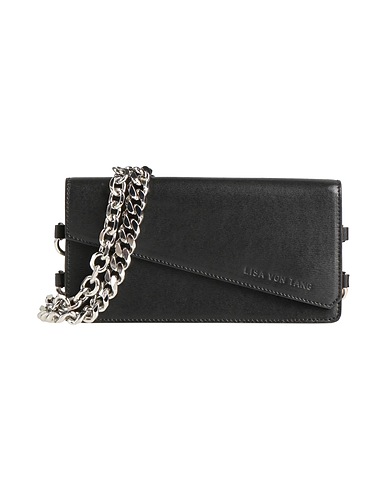 LISA VON TANG Across-body bag Black Leather