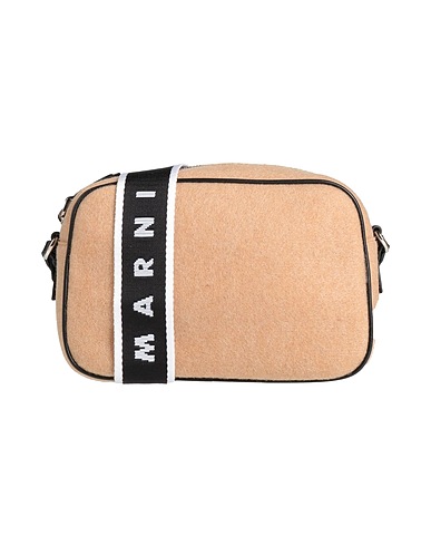 MARNI Сумка на длинном ремешке Песочный 72% Вискоза, 28% Шелк, Латунь
