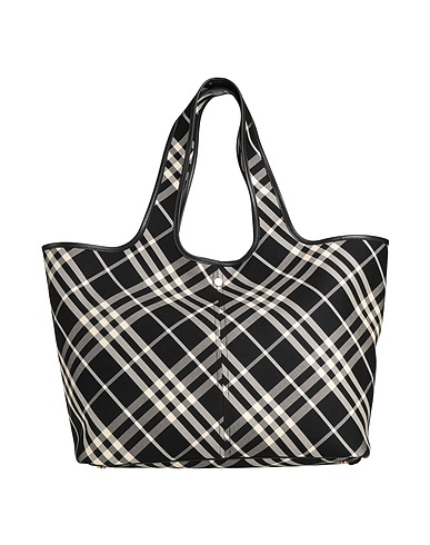 BURBERRY Handbag Black 100% Cotton