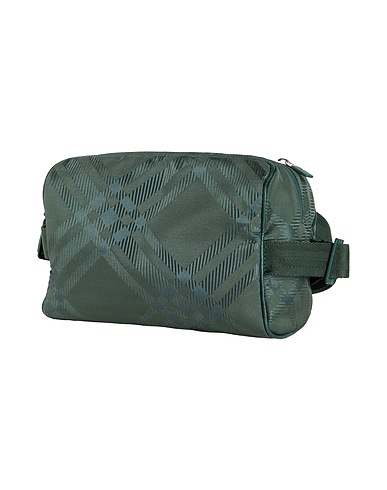 BURBERRY Belt Bags Military green Textile fibres