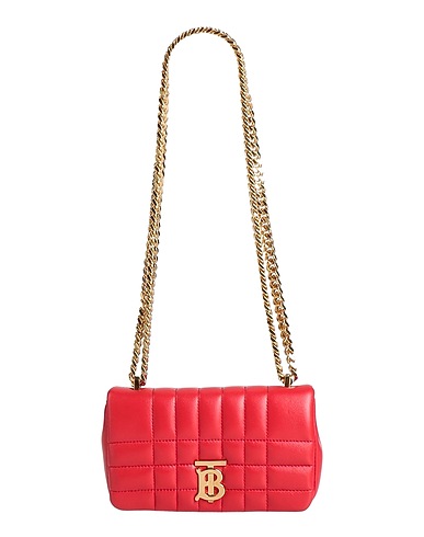 BURBERRY Shoulder bag Red 100% Lambskin