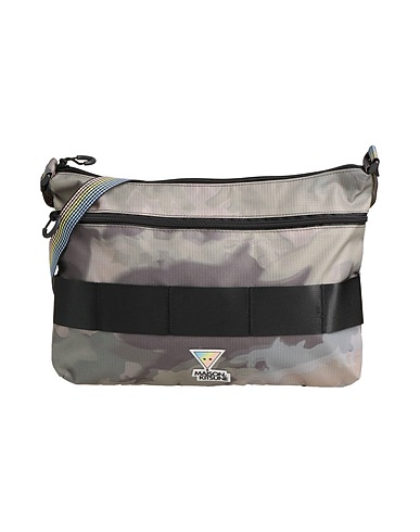 MAISON KITSUNÉ Cross-body bags Military green 100% Polyester