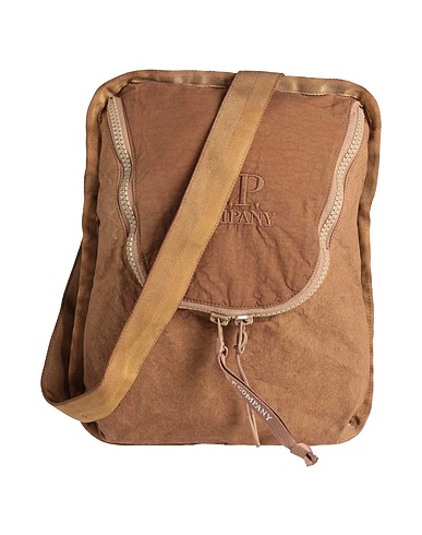 C.P. COMPANY Umhängetasche Khaki 100% Baumwolle, Polyamid