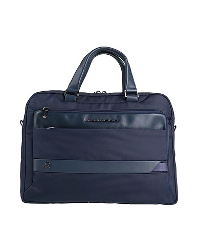 PIQUADRO Handbag Navy Textile fibers