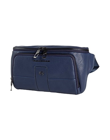 PIQUADRO Marsupi Blu navy Pelle di bovino, EVA (Etilene - Vinil - Acetato), Nylon, Poliestere, Metallo