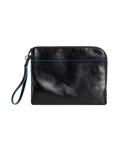 PIQUADRO Handbag Black Cow leather