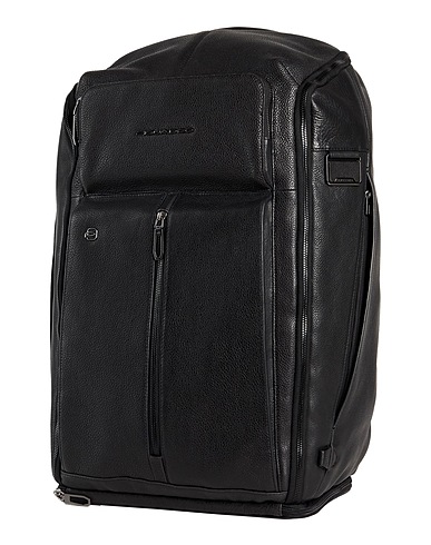 PIQUADRO Backpacks Black 100% Cow leather