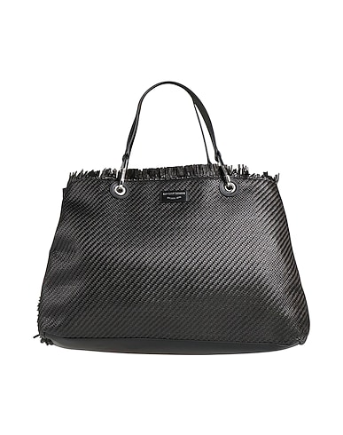 EMPORIO ARMANI Handbag Black 55% Polyurethane, 45% Polyethylene, Polyester