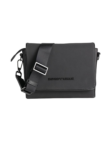 EMPORIO ARMANI クロスボディバッグ ブラック ポリエステル 100%