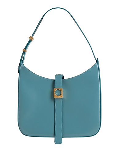 EMPORIO ARMANI Handbag Slate blue Leather