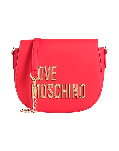 LOVE MOSCHINO Borsa a tracolla Rosso 100% Poliuretano