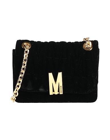 MOSCHINO Cross-body bags COUTURE Black Textile fibers
