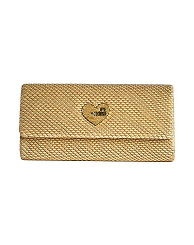 LOVE MOSCHINO Handbag Platinum 95% Polyester, 5% Polyurethane