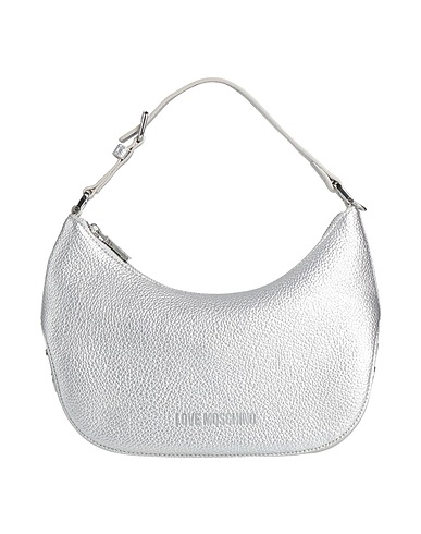 LOVE MOSCHINO Handtasche Silber 100% Polyurethan