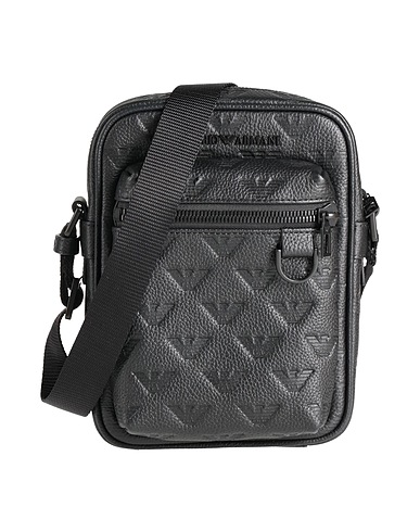 EMPORIO ARMANI Across-body bag Black 100% Cow leather