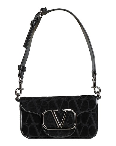 VALENTINO GARAVANI Handbag Black Textile fibres