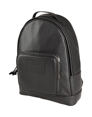 EMPORIO ARMANI Rucksäcke Braungrau 100% Rindsleder