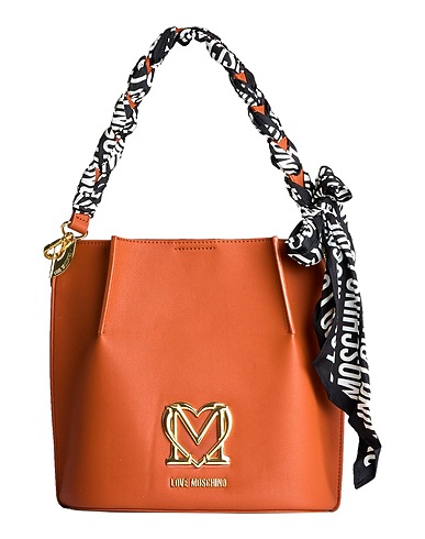 LOVE MOSCHINO Handbag Brown 100% Polyurethane