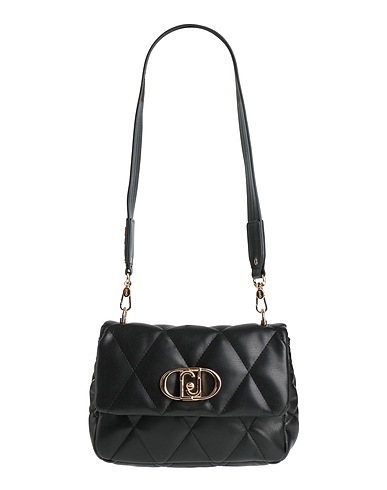 LIU •JO Borsa a spalla BETTER Nero 100% Poliestere, Resina poliuretanica