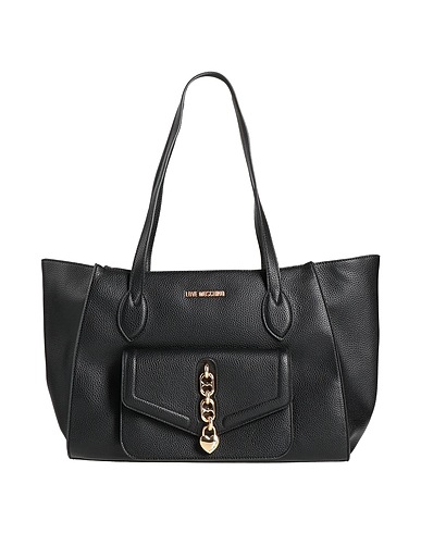 LOVE MOSCHINO Handbag Black 100% Polyurethane