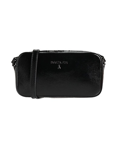 PATRIZIA PEPE Τσάντα ταχυδρόμου Μαύρο Ίνες υφασμάτων