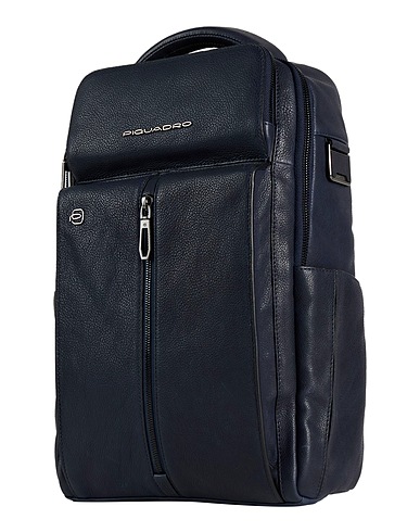 PIQUADRO Rucksacks Midnight blue Leather
