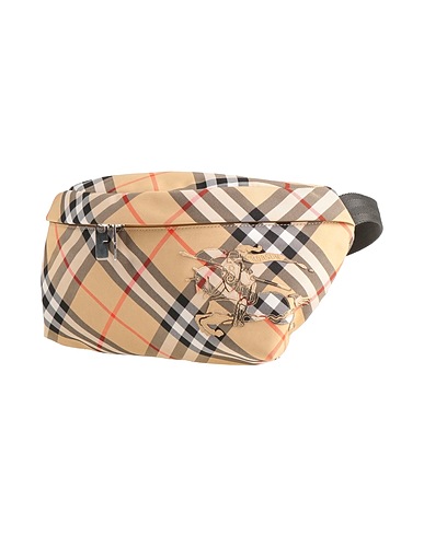 BURBERRY Belt Bags Beige 92% Polyester, 8% Polyurethane