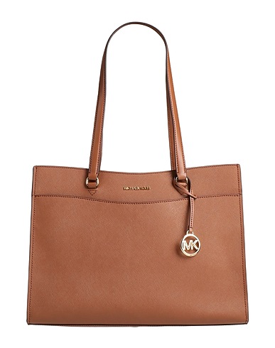 MICHAEL MICHAEL KORS Borsa a spalla Marrone 100% Pelle di bovino