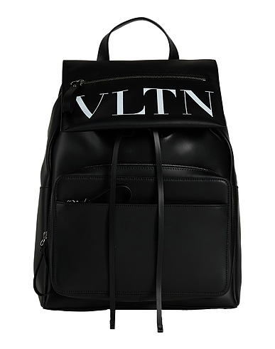 VALENTINO GARAVANI Zaini Nero Pelle di vitello