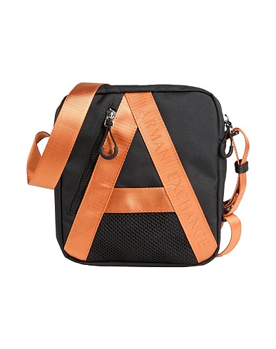ARMANI EXCHANGE Across-body bag Black 100% Polyester, PVC - Polyvinyl chloride