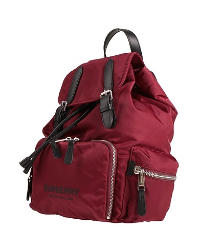 BURBERRY Rucksacks 90% Polyamide, 10% Acrylic, Calfskin