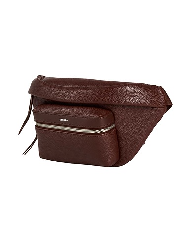 SANDRO Belt Bags Chocolate brown 100% Polyester