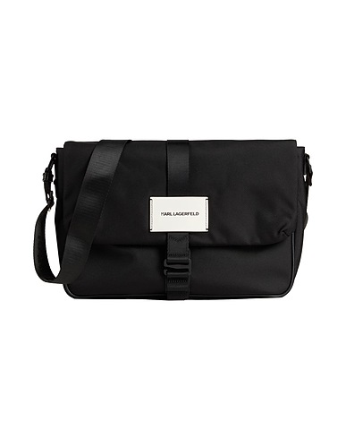 KARL LAGERFELD Cross-body bags Black Textile fibers