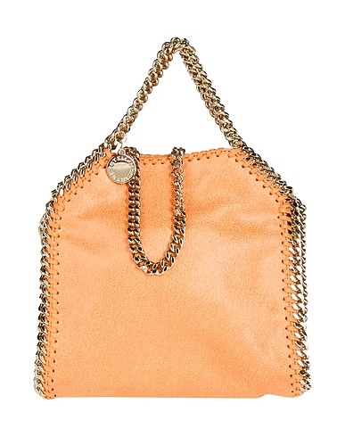 STELLA McCARTNEY Handbag Orange 100% Polyester, Polyurethane