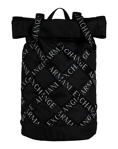 ARMANI EXCHANGE Rucksacks Black 100% Polyester