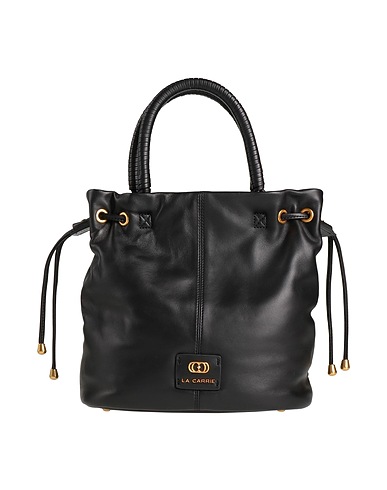 LA CARRIE Handbag Black Leather