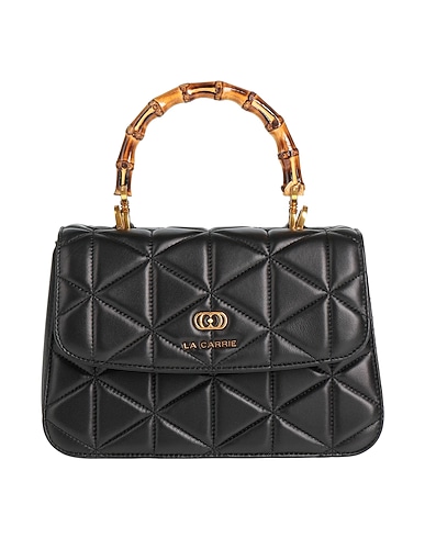 LA CARRIE Handbag Black Leather