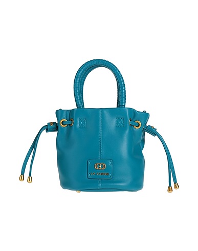 LA CARRIE Handbag Deep teal Leather