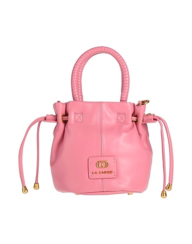LA CARRIE Handbag Pink Leather