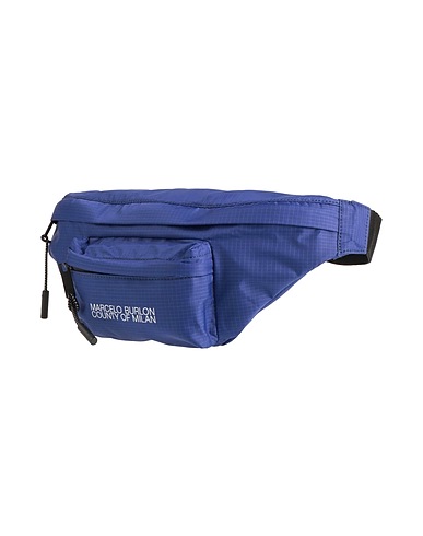 MARCELO BURLON Belt Bags Blue Textile fibers