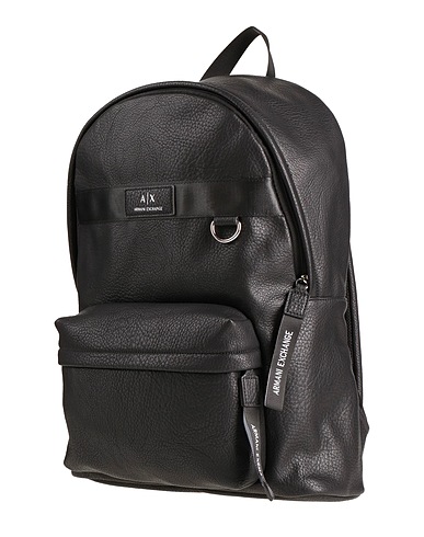 ARMANI EXCHANGE Rucksacks Black 100% Polyester